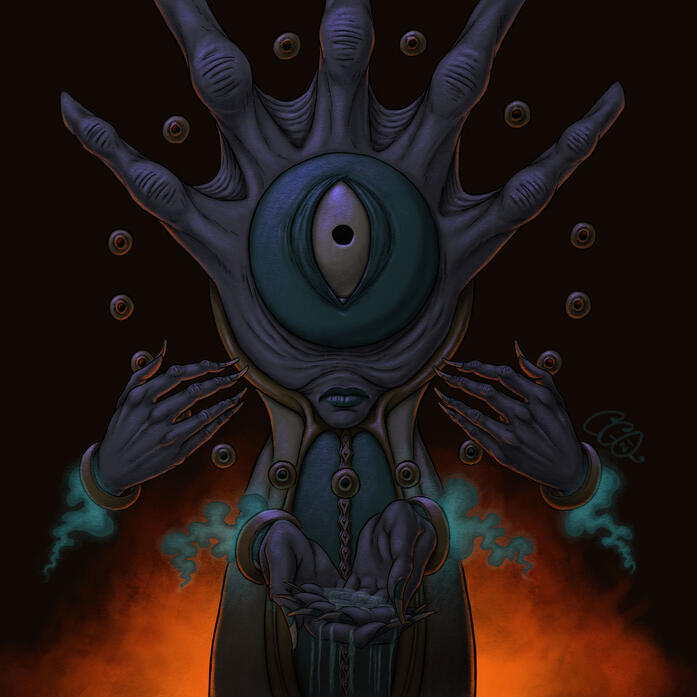 Verseau Illustration par Cédric Godin Olicard.